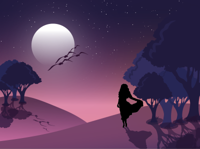 Purple skies adobe illustrator illustration illustration art nightsky purple vector