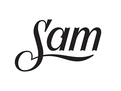 Sam brand lettering letters logo logotype sam type typography