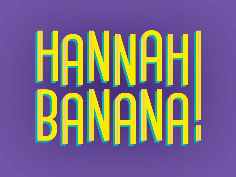 Hannah Banana by Sam Tapia on Dribbble