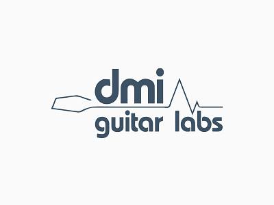 DMI Guitar Labs branding illustration logo vector