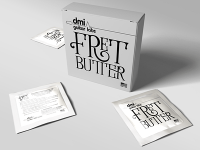 Fret Butter Mock With Box branding design illustration logo mockup package mockup