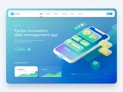 Factor App Webpage