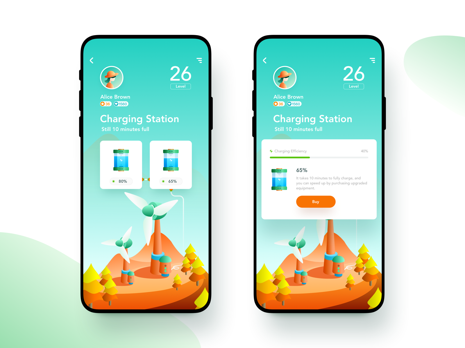 Green Island Charging Station by 星恒JZH on Dribbble