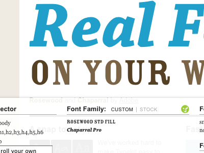 Font Friend, Meet Typekit bookmarklet fontfriend typekit typography