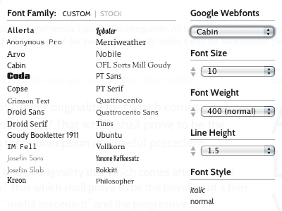 FontFriend Goes Google @font face bookmarklet fontfriend google typography