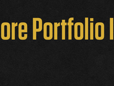Portfolio slide portfolio slide tungsten