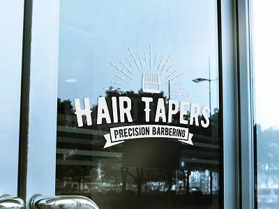 Hair Tapers Window Mockup