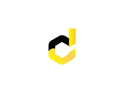 D d dust letter logo mining monogram