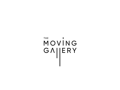 The moving gallery logo