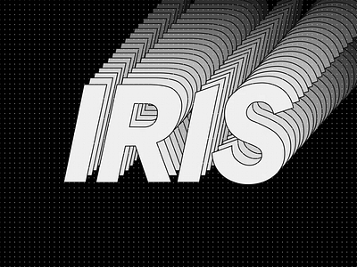 Iris logo ident animation No.7 animation branding cinema4d design illustration logo motion design motion graphics typography