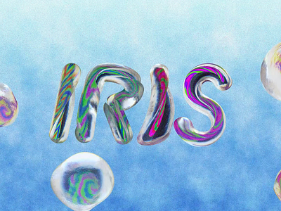 Iris logo ident animation No.9 3d animation 3d artist animation cinema4d design illustration motion design motion graphics title design typography