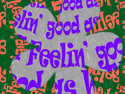 Feelin' good as hell animation design illustration motion design motion graphics positivity retro design title design typography