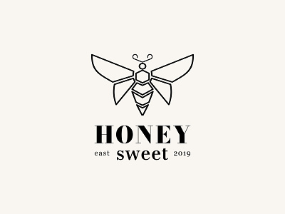 honey sweet badge bee design farm food hive honey honeycomb icon illustration label logo natural organic product sign sweet symbol vector yellow