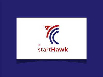 startHAWK abstract america american animal bird design eagle element emblem falcon freedom graphic hawk icon illustration logo sign symbol vector wing
