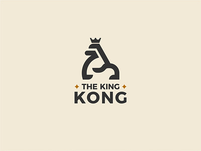 KING KONG angry animal ape design emblem face gorilla icon illustration king logo mascot monkey power primate sign strong symbol vector wild