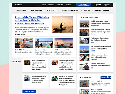 Online news portal design typography ui ux web website