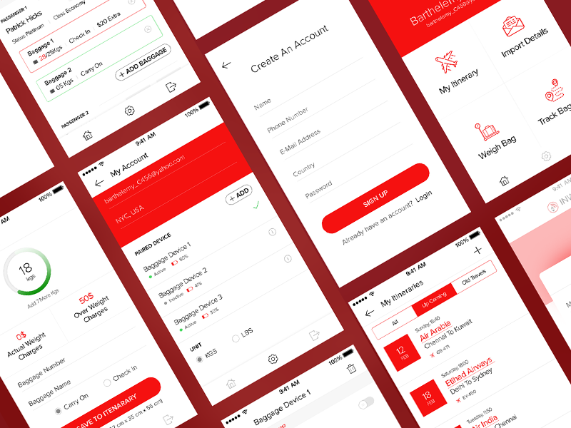 Travel Itinerary App by Suresh on Dribbble