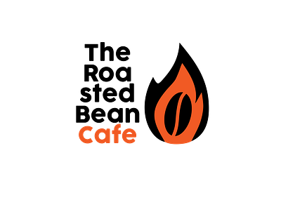 The Roasted Bean Cafe - Logo Design brand branding cafe coffee coffee logo coffeeshop dailylogochallenge design graphic design logo logo design roasted bean cafe the roasted bean