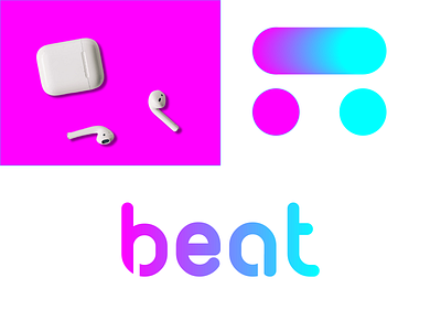 Beat - Logo Design airpods beat brand branding dailylogochallenge design logo logo design music musiclogo