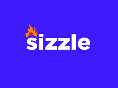 Sizzle - Logo Design brand branding dailylogochallenge design fire fire logo graphic design logo logo design restaurant restaurant logo sizzle vector