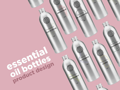 Essential oil bottles design