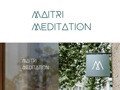 Maitri Meditation - Logo Design brand branding logo logo design meditation logo yoga logo