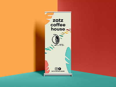 Roll-up Banner Design for Specialty Coffee House