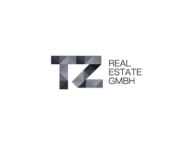 TZ Real Estate & Mortgage - Logo Design brand branding geometric geometric design geometric logo logo logo design neutral colors real estate real estate logo