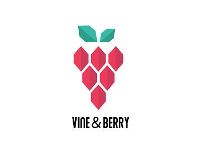 Vine & Berry - Logo Design berry brand branding dailylogochallenge design graphic design logo logo design vector