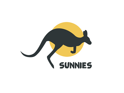 Sunnies - Logo Design brand branding dailylogochallenge design graphic design kangaroo kangaroo logo logo logo design sunnies vector
