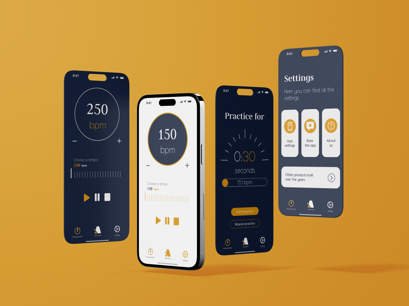 Noehm Metronome App Design by Dogberry Designs on Dribbble