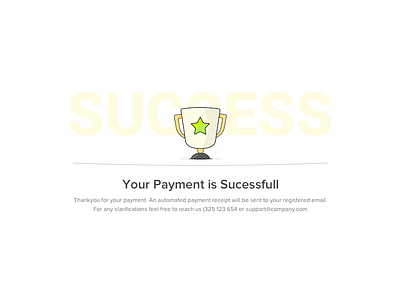 Payment Sucess Popup info message modal popup success