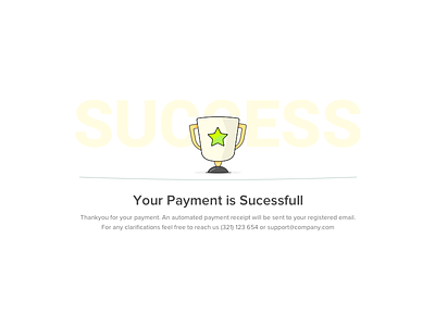 Payment Sucess Popup