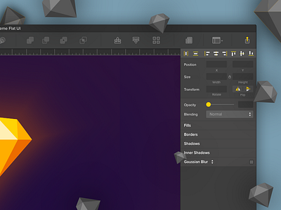 Sketch Dark UI Version 2 clean dark improved interface khuzema minimal redesign sketch theme ui ux