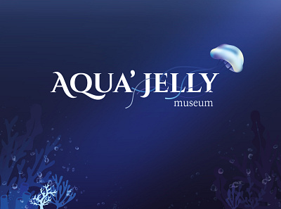 Logo - Aqua'Jelly blue decoration illustrator jelly logo ocean photoshop