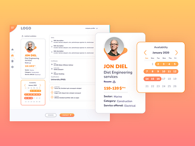 Coworking desktop app app figma prototype ui ux web design