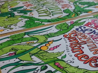 Hand drawn coloring sheets