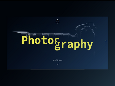Photography site design deconstructivism design photography photography website web