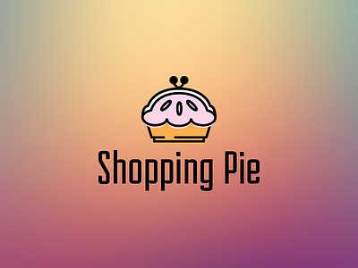 Shopping Pie identity logo logotype market pie shop shopping