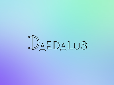 Daedalus logo identity logo nets neural