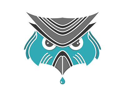 Creative Owl animal bird character creative feather flat design illustration logo material design owl vector wood
