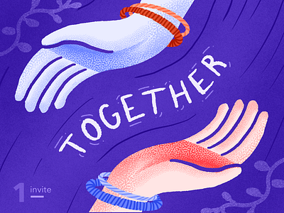 1 invite collaboration debut dribbble giveaway illustration invite playerinvite portfolio together