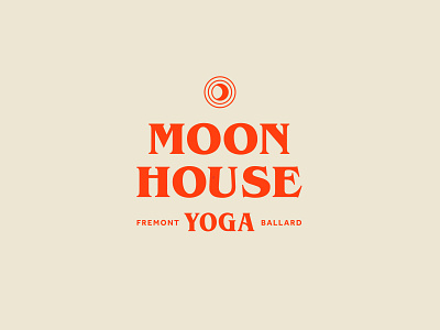 Moon House Yoga brand design brand identity branding design identity design logo logo design vector