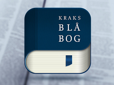 Blue Book, iOS app icon app blue book design graphic icon icon design icons ios