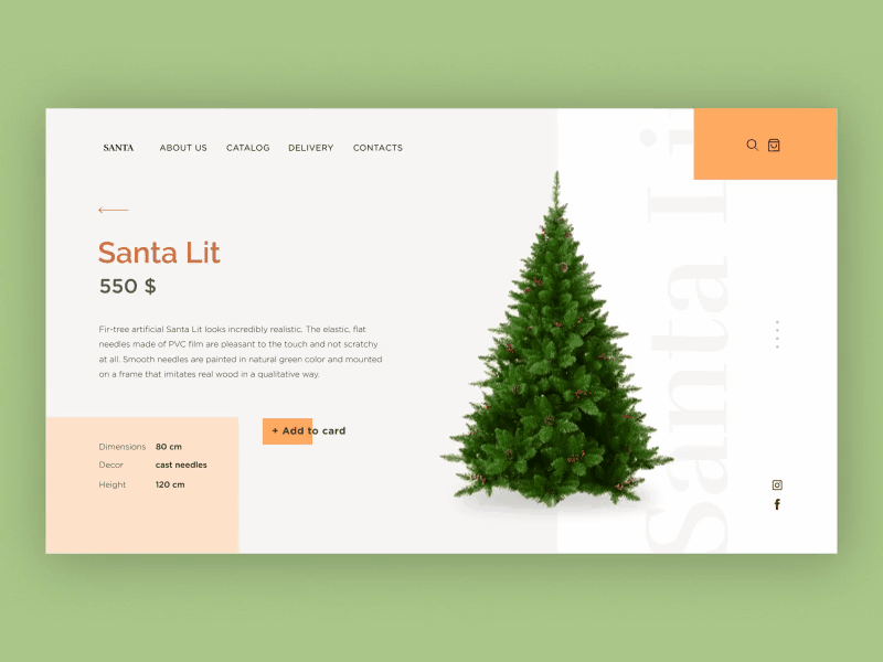 Cristmas tree shop adobe photoshop animated gif animation design icon ui ui design ux vector web design