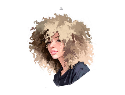 Portrait woman illustration art artwork digital painting girl art illustraion portrait procreate sketch woman portrait