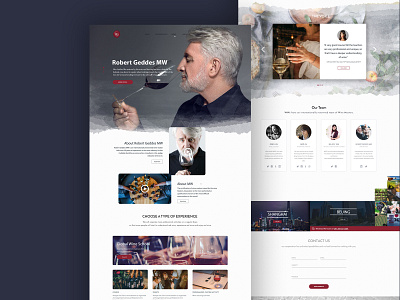 Wine Master Website branding design ux web design website