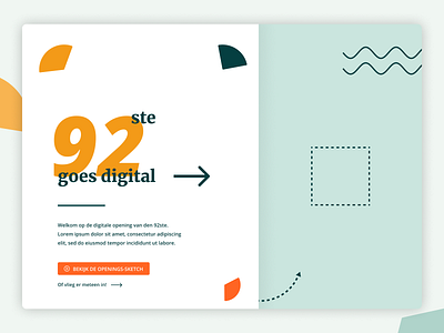 Interactive landing page design colors design event interactive typography web