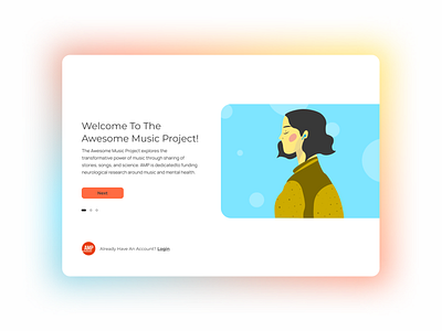 Tablet App Onboarding branding design figma figmadesign illustration ui