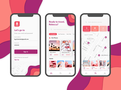 Travel Mobile App app figma figmadesign mobile app travel app ui ui design ux uxui